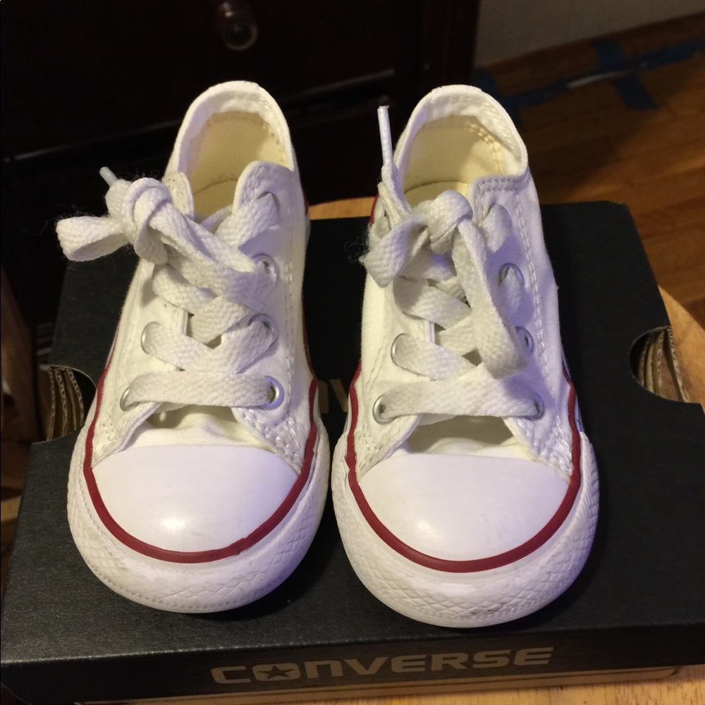 toddler white converse